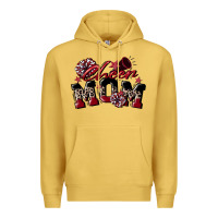 Antique Gold cheer mom  maroon Premium Hoodie - CowGirlArtShop