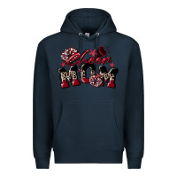 Navy cheer mom  maroon Premium Hoodie - CowGirlArtShop