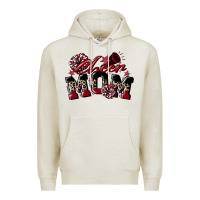 Oatmeal Heather cheer mom  maroon Premium Hoodie - CowGirlArtShop