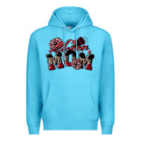 Ocean Blue cheer mom  maroon Premium Hoodie - CowGirlArtShop