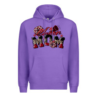 Purple cheer mom  maroon Premium Hoodie - CowGirlArtShop