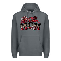 Rock cheer mom  maroon Premium Hoodie - CowGirlArtShop