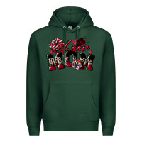 Sports Green cheer mom  maroon Premium Hoodie - CowGirlArtShop