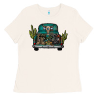Bone soldier truck Ladies Tee - CowhideDigitalArt
