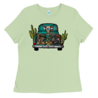 Matcha soldier truck Ladies Tee - CowhideDigitalArt