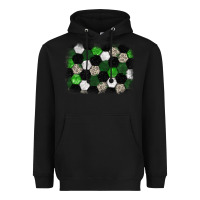 Black Soccer leopard glitter background Heavyweight Hoodie - HowdyJamesFarm