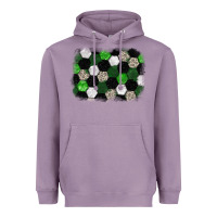 Lavender Soccer leopard glitter background Heavyweight Hoodie - HowdyJamesFarm