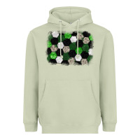 Matcha Soccer leopard glitter background Heavyweight Hoodie - HowdyJamesFarm