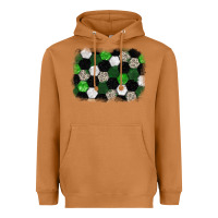 Meerkat Soccer leopard glitter background Heavyweight Hoodie - HowdyJamesFarm