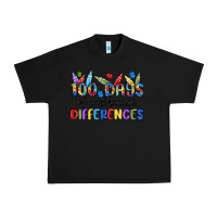 Black 100 days of embracing differences Urban Heavy Tee - MaliasSmallBusiness