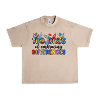 French Oak 100 days of embracing differences Urban Heavy Tee - MaliasSmallBusiness