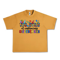 Peanut Butter 100 days of embracing differences Urban Heavy Tee - MaliasSmallBusiness