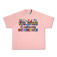 Salmon 100 days of embracing differences Urban Heavy Tee - MaliasSmallBusiness
