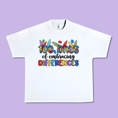 100 Days Of Embracing Differences Urban Heavy Tee Designed By Maliassmallbusiness