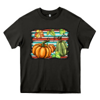 Asphalt fall pumpkin  background Heavy Core Tee - BarkalooDesign