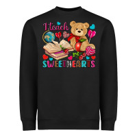 Black i teach sweethearts Heavyweight Sweatshirt - NancyCooperArtShop
