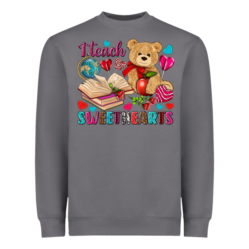 I Teach Sweethearts Heavyweight Sweatshirt by NancyCooperArtShop | Teevron