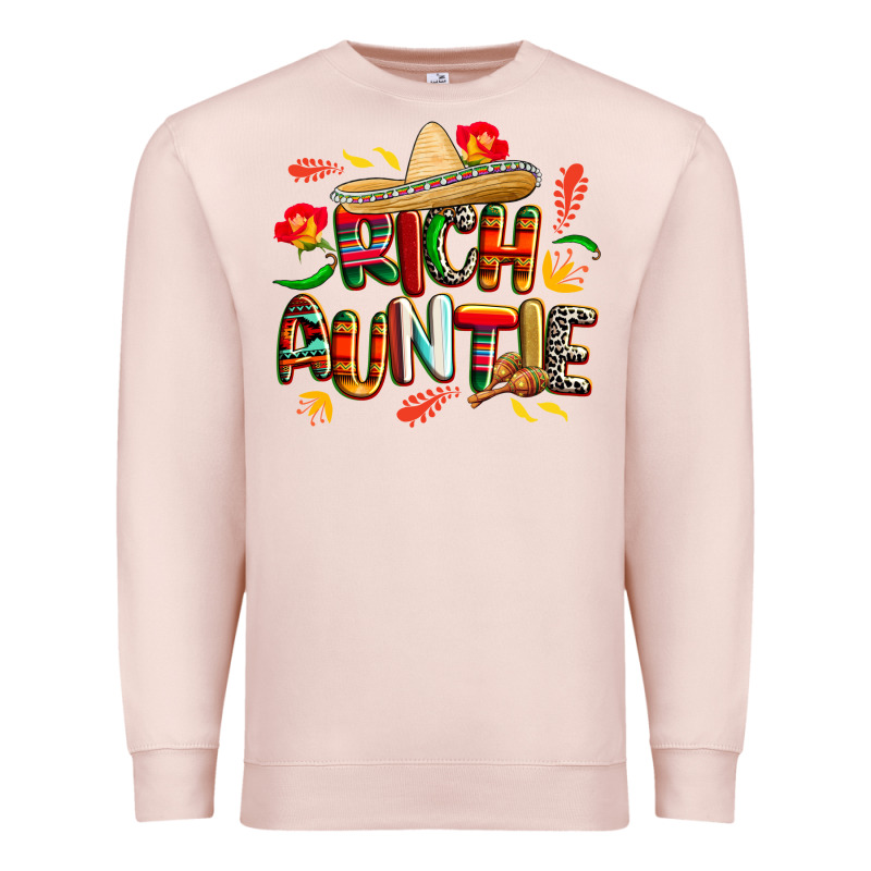 Cinco De Mayo Rich Auntie Premium Sweatshirt by CowGirlArtShop | Teevron