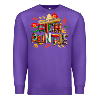 Purple cinco de mayo rich auntie Premium Sweatshirt - CowGirlArtShop