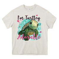 Cream i'm turtley adorable Heavy Core Tee - JahusDesignShop