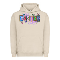 Pigment French Oak easter with leopard Urban Hoodie - FaDigitalArtStudio