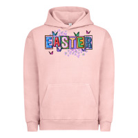 Pigment Salmon easter with leopard Urban Hoodie - FaDigitalArtStudio