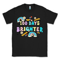 Black 100 days brighter Classic Tee - MaliasSmallBusiness