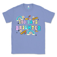 Colony Blue 100 days brighter Classic Tee - MaliasSmallBusiness