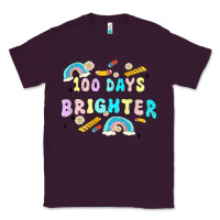 Plum 100 days brighter Classic Tee - MaliasSmallBusiness