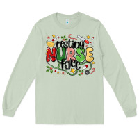 Matcha resting nurse face Long Sleeve Tee - MaliasSmallBusiness