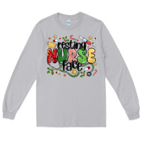 Moon Dust resting nurse face Long Sleeve Tee - MaliasSmallBusiness