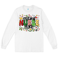 White resting nurse face Long Sleeve Tee - MaliasSmallBusiness