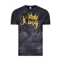 Cloud Black king Vintage Tee - MaliasSmallBusiness