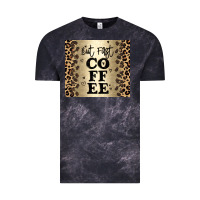 Cloud Black but first coffee Vintage Tee - JahusDesignShop