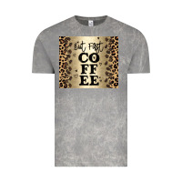 Cloud Rock but first coffee Vintage Tee - JahusDesignShop
