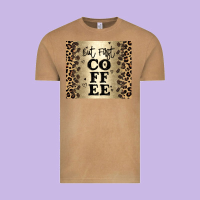 But First Coffee Vintage Tee Designed By Jahusdesignshop
