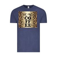 Vintage Denim but first coffee Vintage Tee - JahusDesignShop