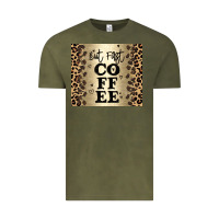 Vintage Olive but first coffee Vintage Tee - JahusDesignShop