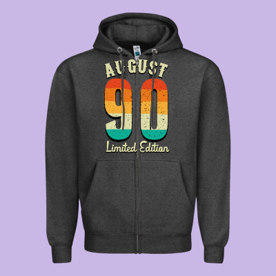 August 90 Limited Edition Zipper Hoodie Designed By Bettercallsaul