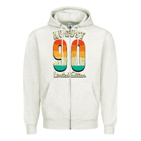 Oatmeal Heather august 90 limited edition Zipper Hoodie - Bettercallsaul
