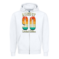 White august 90 limited edition Zipper Hoodie - Bettercallsaul