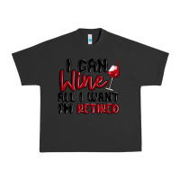 Pigment Black i can wine all i want lm retired Urban Heavy Tee - MaliasSmallBusiness