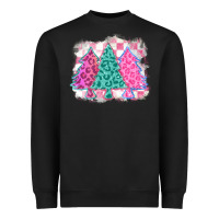Christmas Leopard Trees Heavyweight Sweatshirt | Teevron
