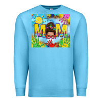 Ocean Blue Messy bun Autism mom 20oz skinny tumbler Premium Sweatshirt - TumblerDesignByShophia