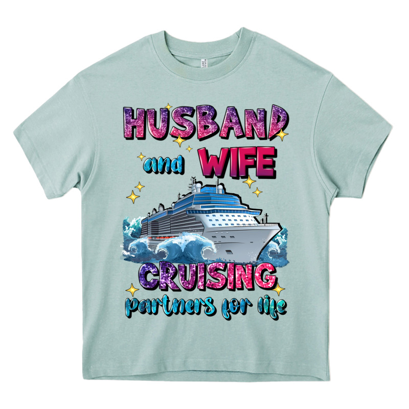 Husband And Wife Cruising Partners For Life Heavy Core Tee by JahusDesignShop | Teevron