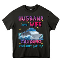Asphalt husband and wife cruising partners for life Heavy Core Tee - JahusDesignShop