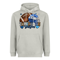 Moon Dust Touchdown season American Football blue team color Heavyweight Hoodie - HowdyJamesFarm