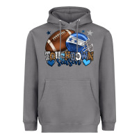 Storm Touchdown season American Football blue team color Heavyweight Hoodie - HowdyJamesFarm
