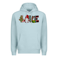 Blue Mist love gnome Premium Hoodie - JahusDesignShop
