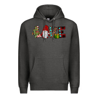 Charcoal Heather love gnome Premium Hoodie - JahusDesignShop